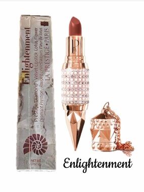 $180 Retail NIB Prestige Diamond Velvet Lipstick Lotus Flower - Enlightenment